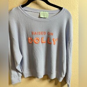 Judith March Light Gray Textured Sweater